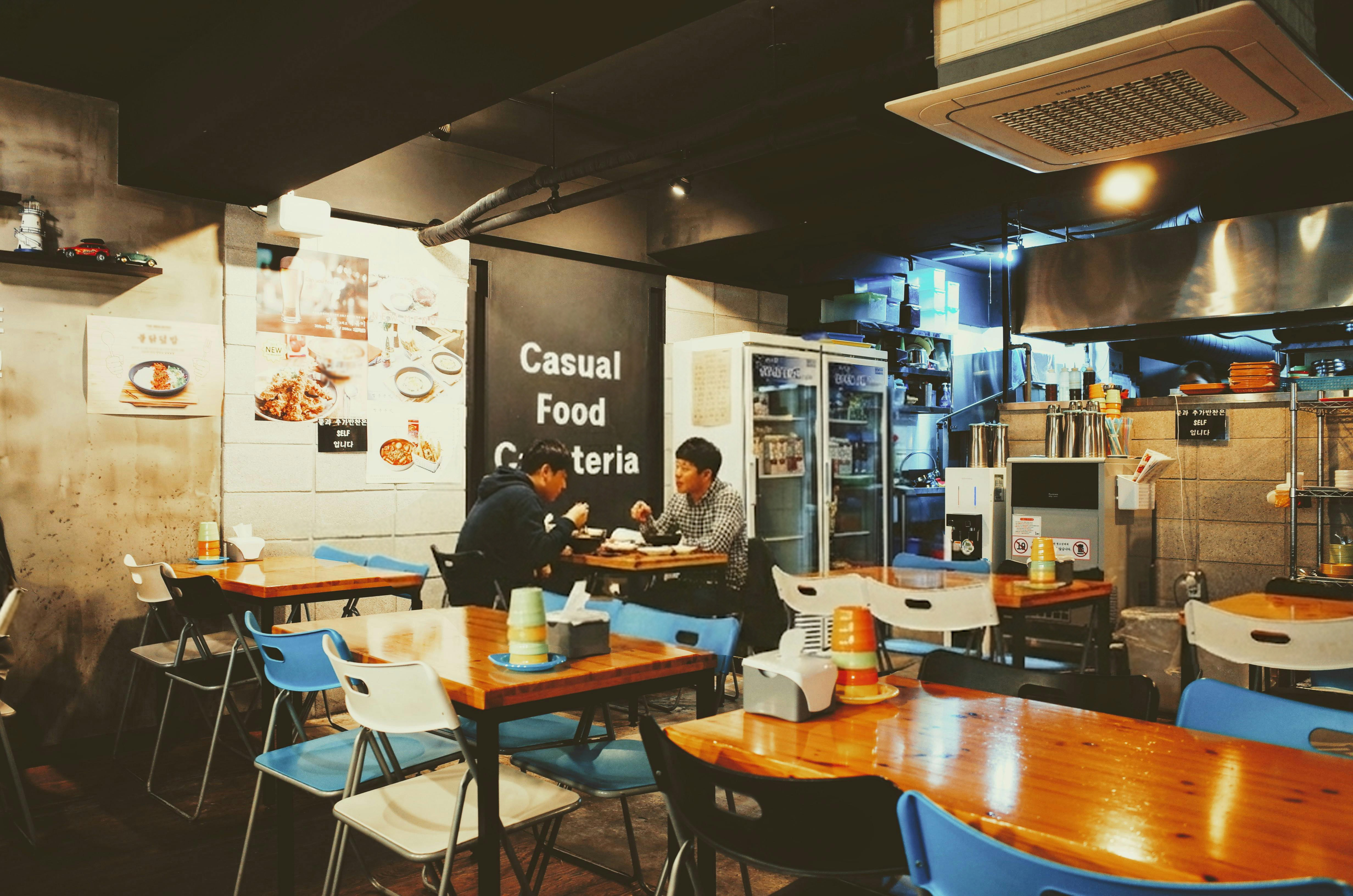 손님이 없는 식당